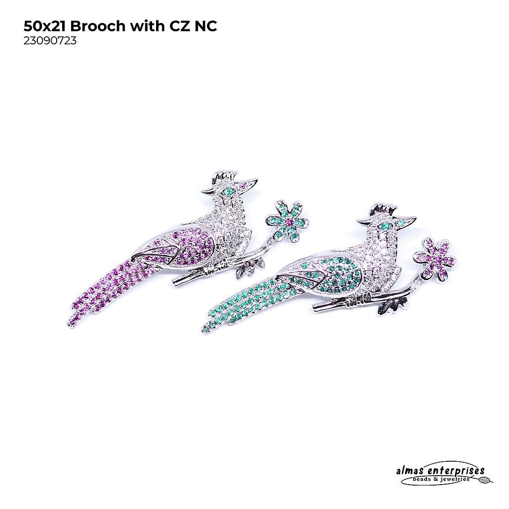 Brooch With CZ Nc