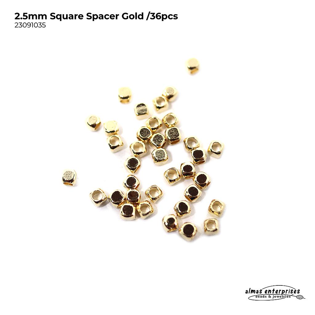 2.5mm Square Spacer/36pcs