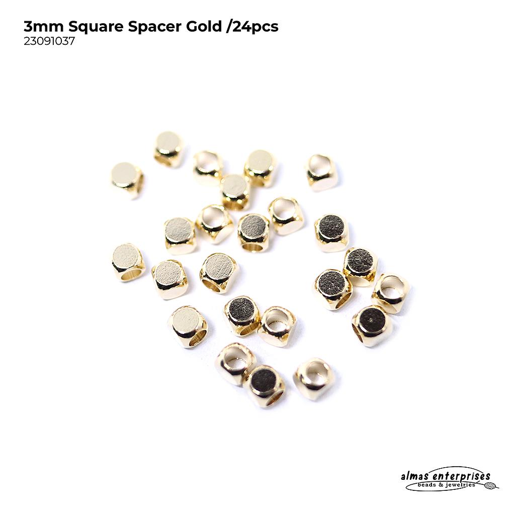 3mm Square Spacer/24pcs