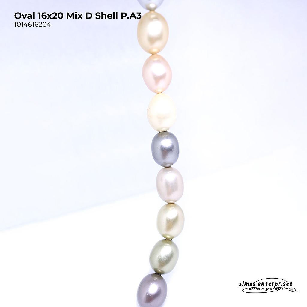 Oval 16x20Mix D Shell P.A3