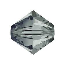 5328 6mm BLACK DIAMOND SHIMMER