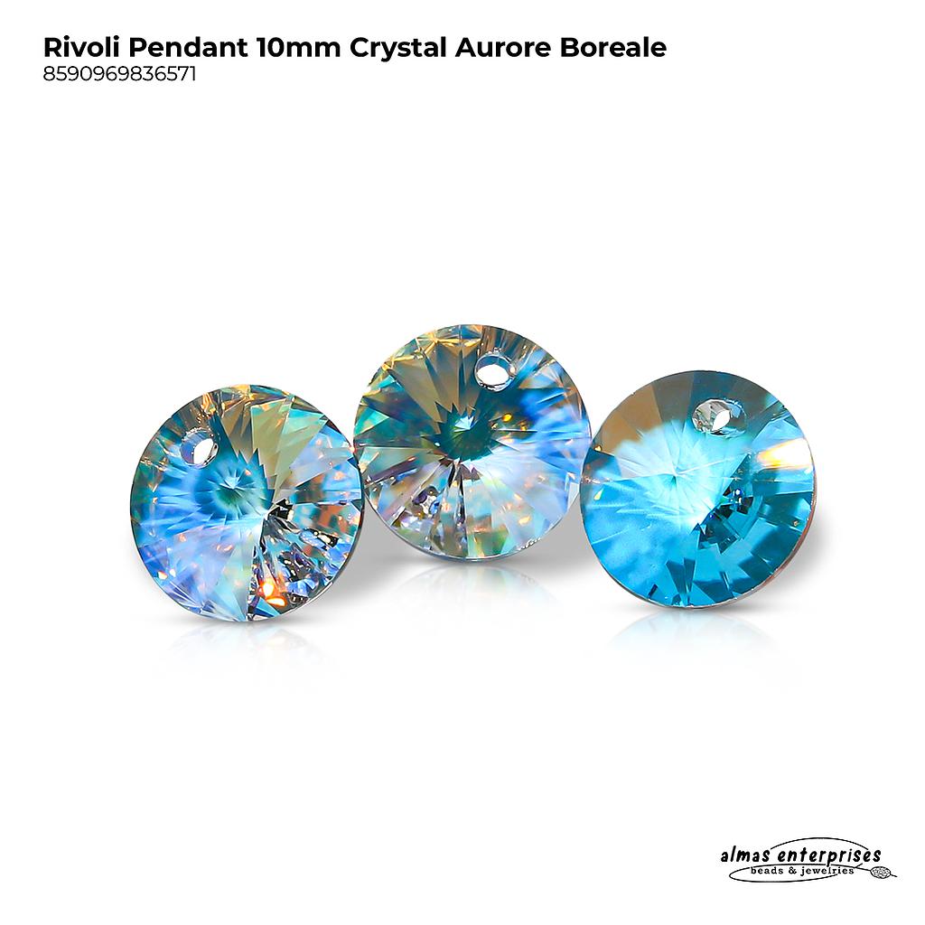 Rivoli Pendant 10mm Crystal AB