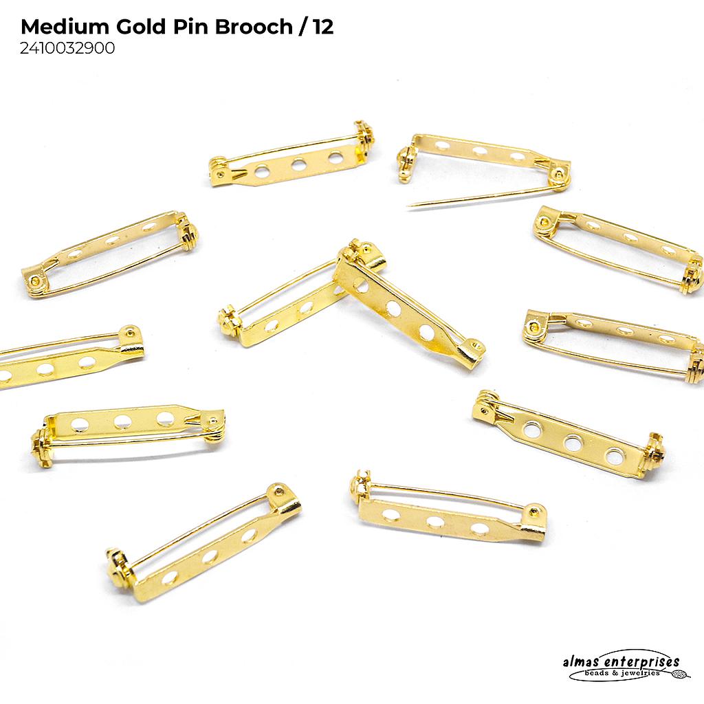 Gold Pin Brooch/12