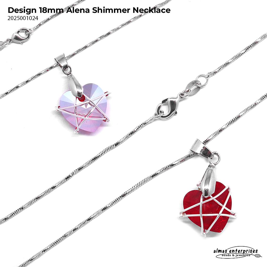 Design 18mm Alena Shimmer Necklace