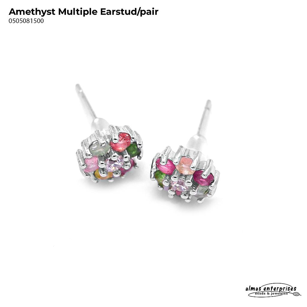 Amethyst Multiple Earring Stud