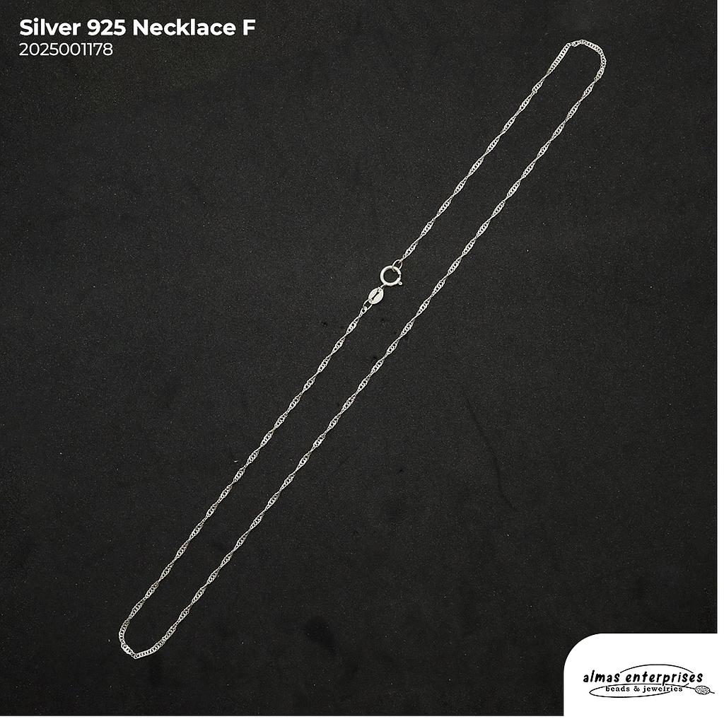 Silver 925 Necklace F