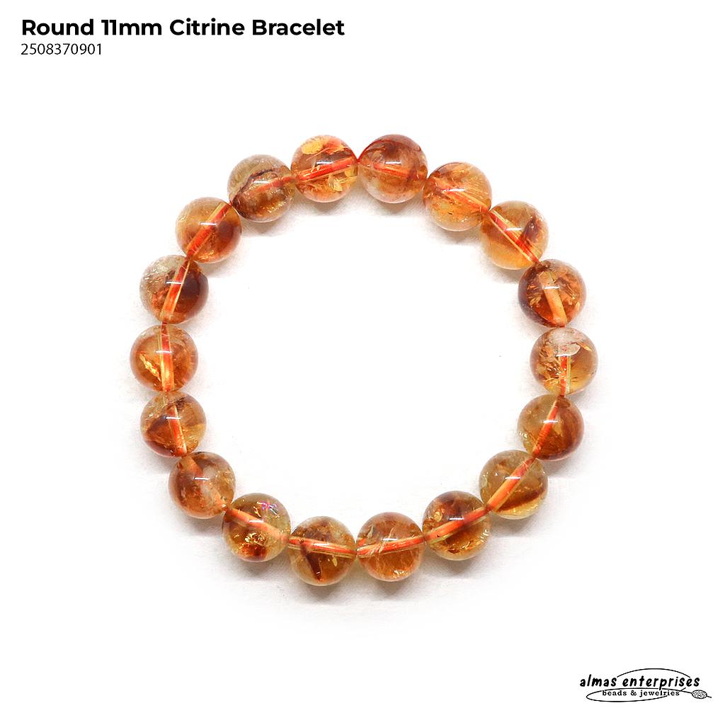Round Citrine Bracelet