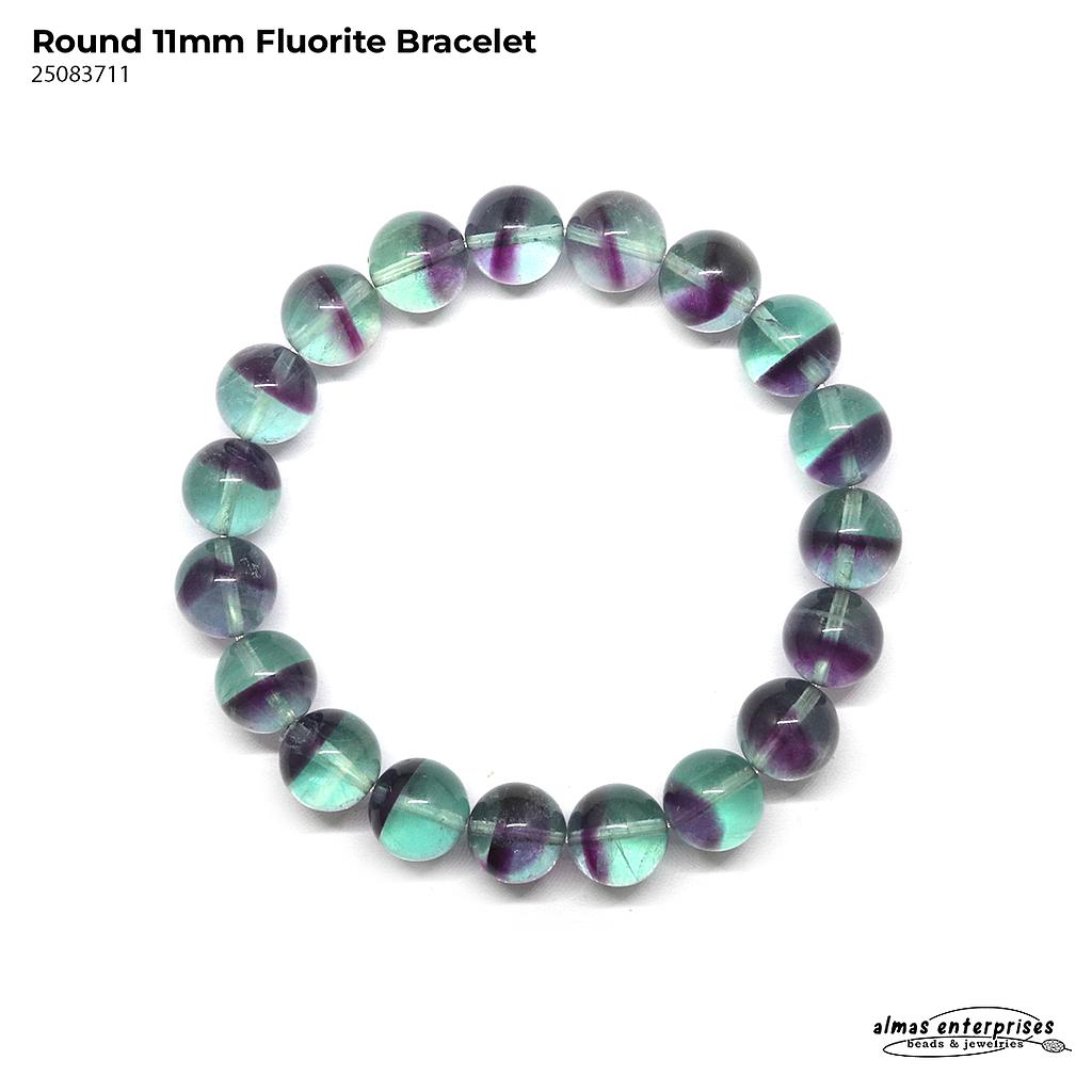 Round Fluorite Bracelet