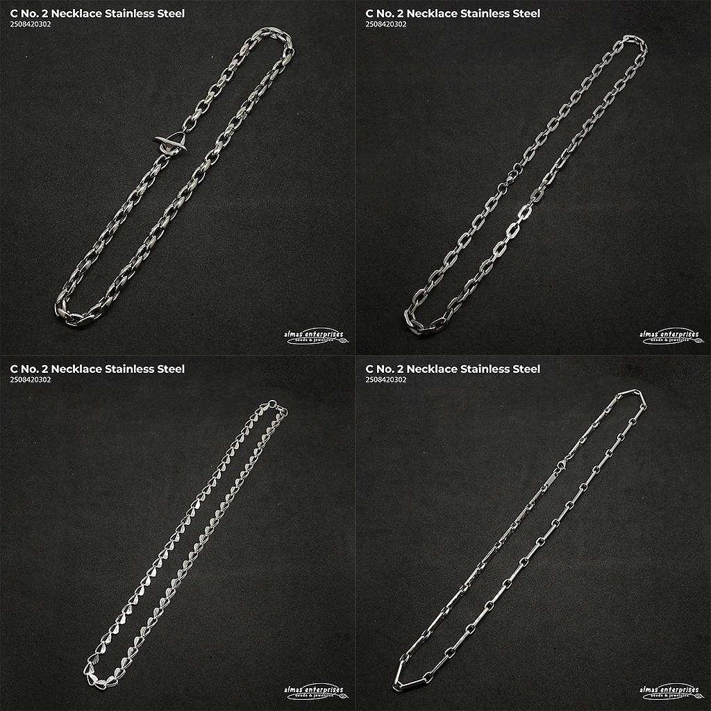 C.No.2 Necklace Stainless Steel