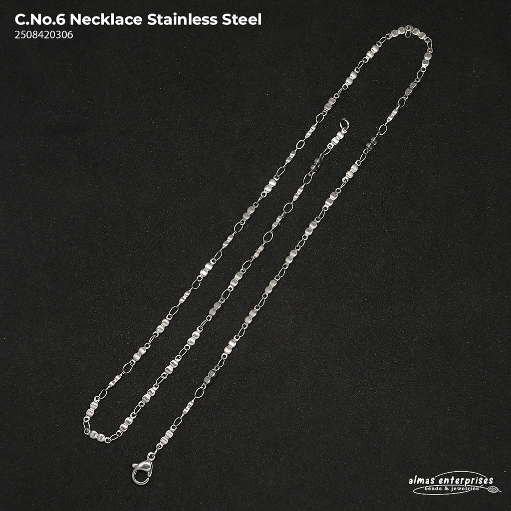 C.No.6 Necklace Stainless Steel