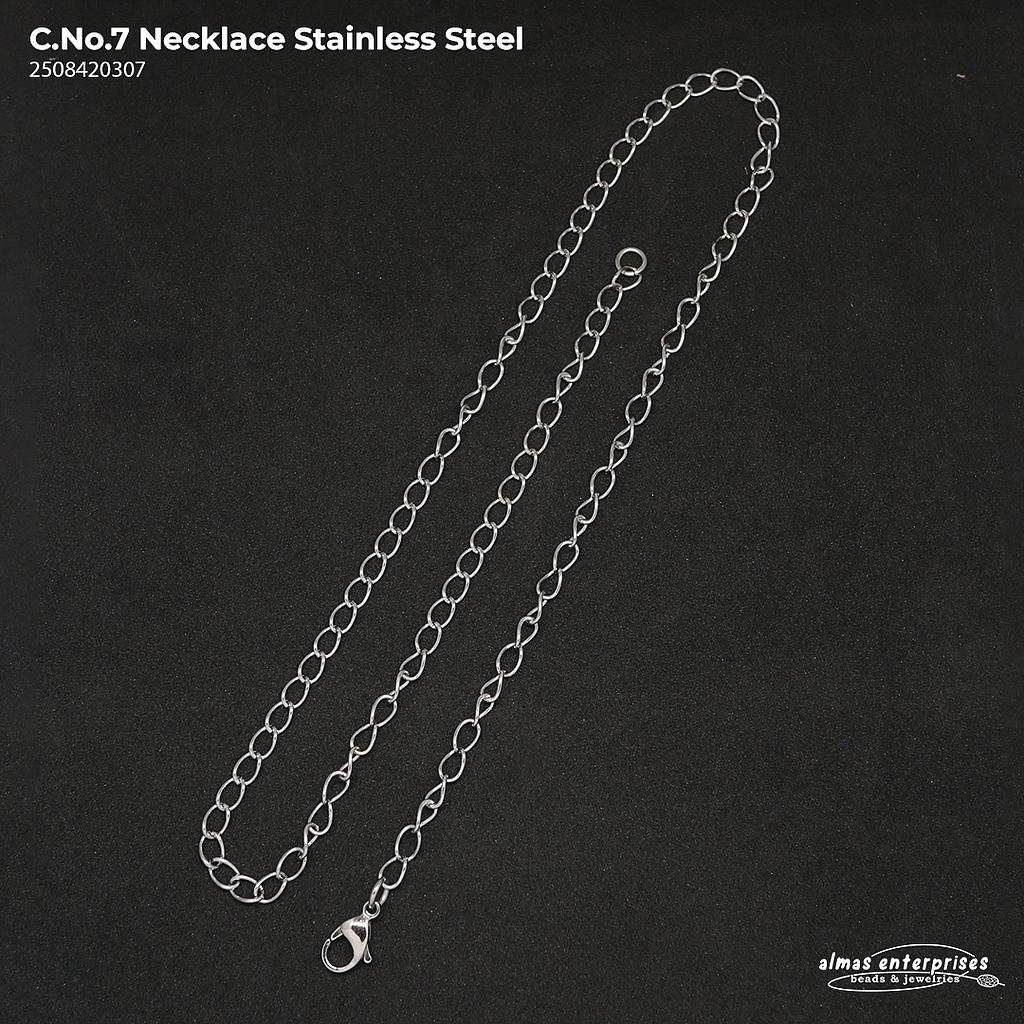C.No.7 Necklace Stainless Steel