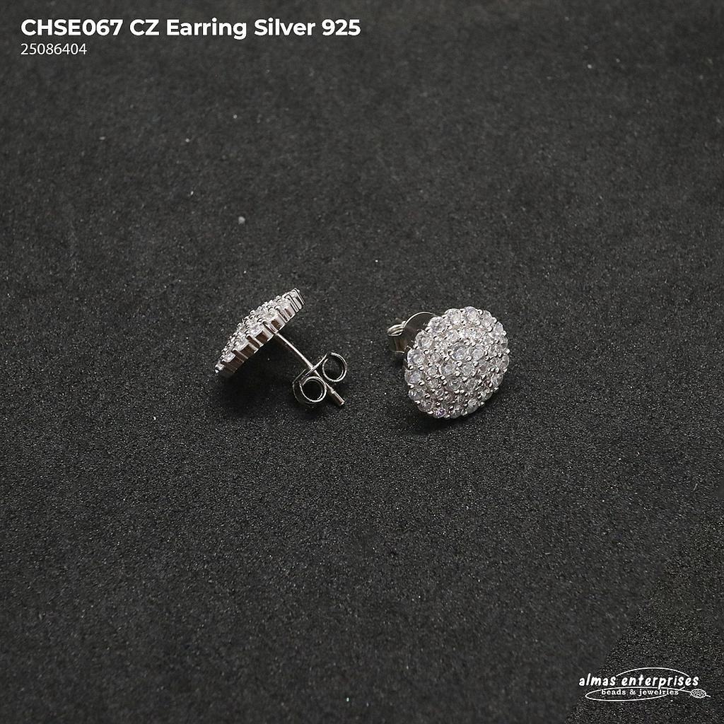 CHSE 067 CZ Earring Silver 925