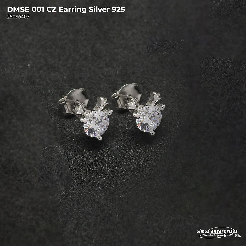 DMSE 001 CZ Earring Silver 925