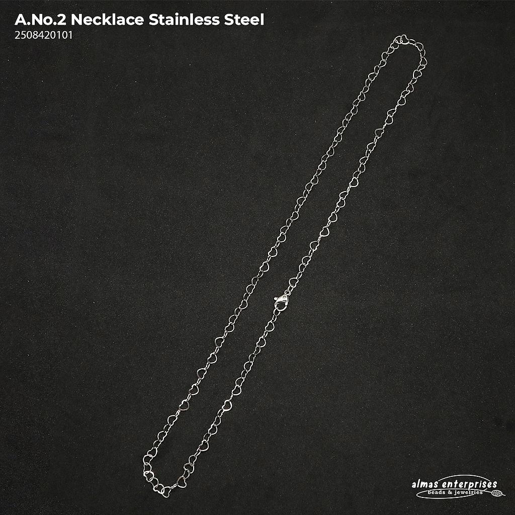 A.No.2 Necklace Stainless Steel