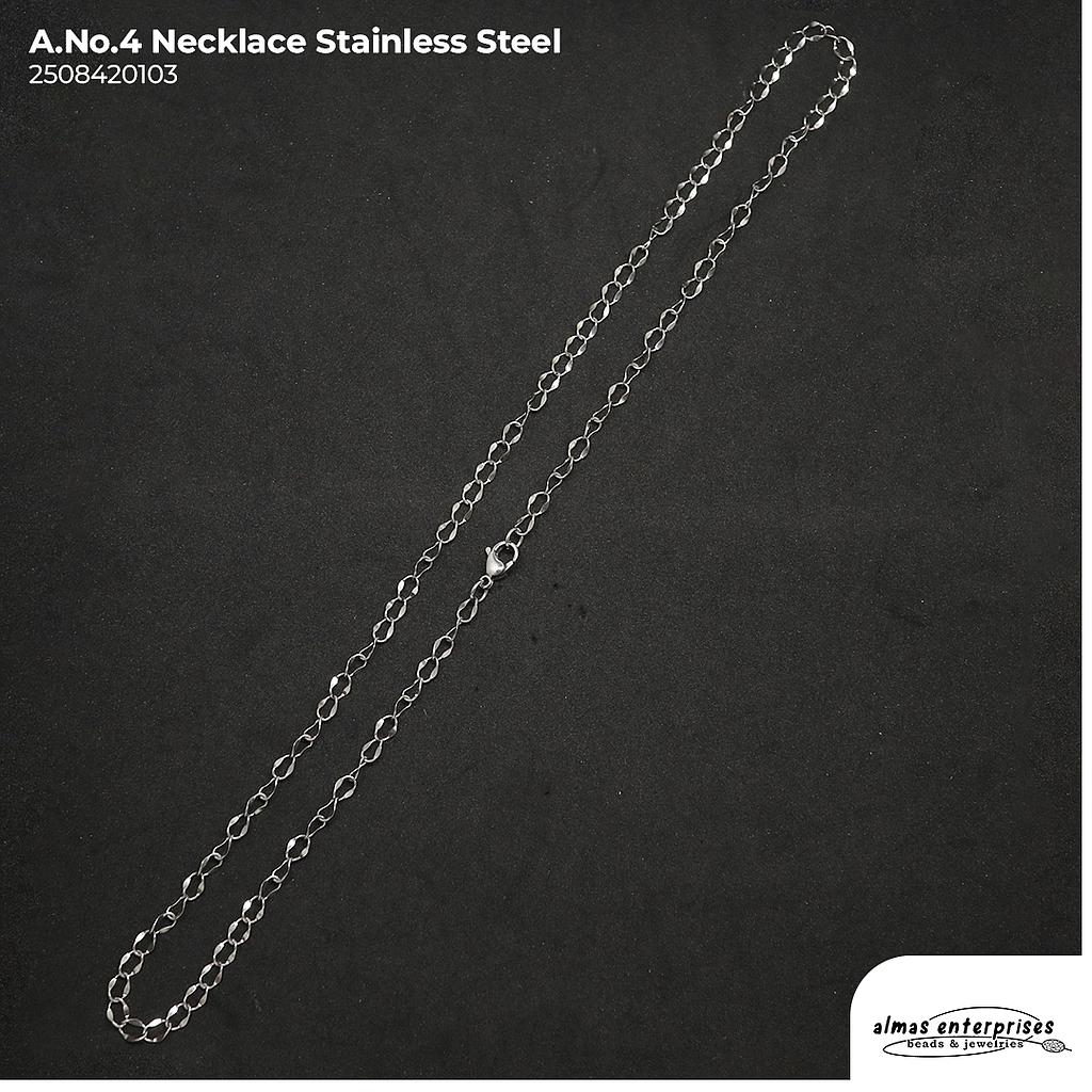 A.No.4 Necklace Stainless Steel
