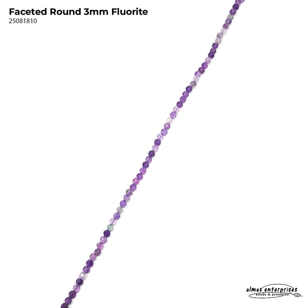 Faceted Round Fluorite