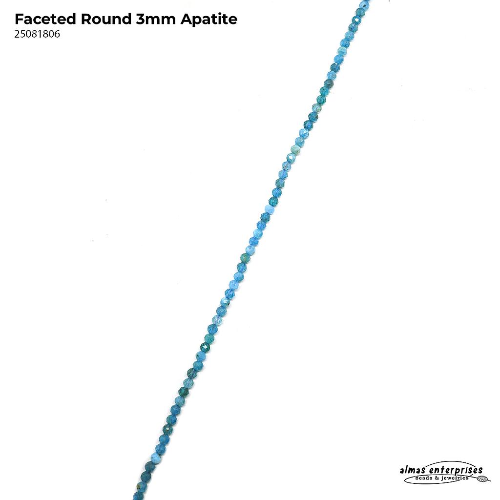 Faceted Round Nat. Apatite