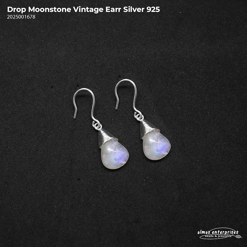 MoonStone Vintage Earring Silver 925