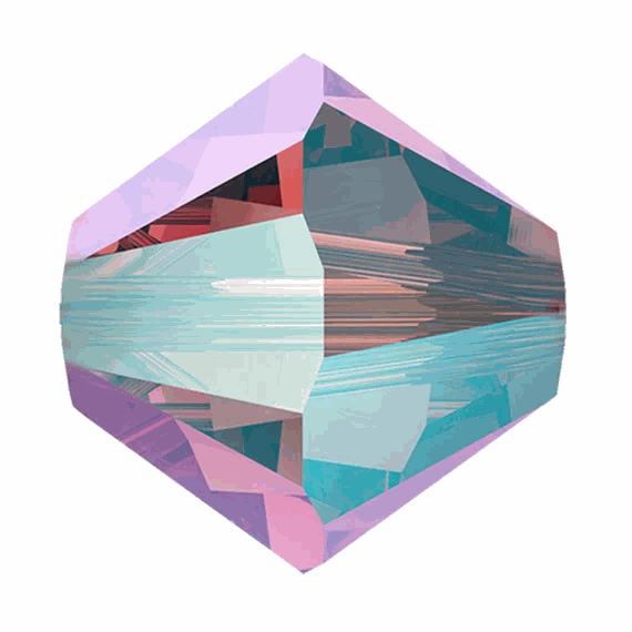 5328 4MM ROSE SHIMMER 2X