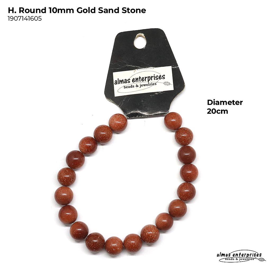 H.Round GoldSand Stone