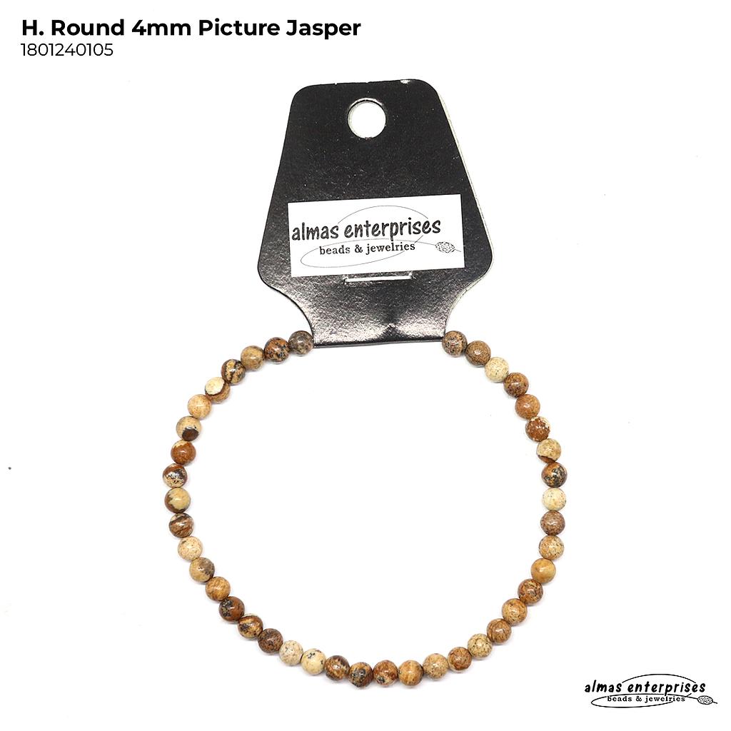 H. Round Picture Jasper