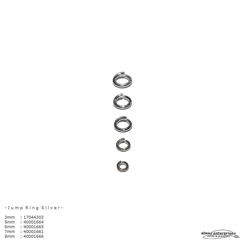 Round Jumpring Silver 925/6pcs