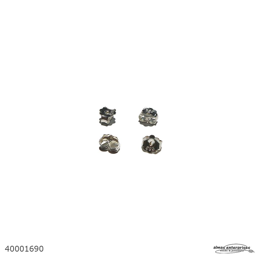 Earring Pad Silver 925/4pcs
