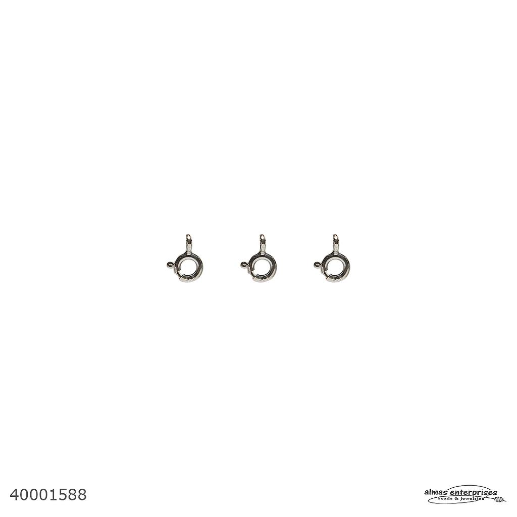 5mm Hole Clasps Silver 925/3pcs