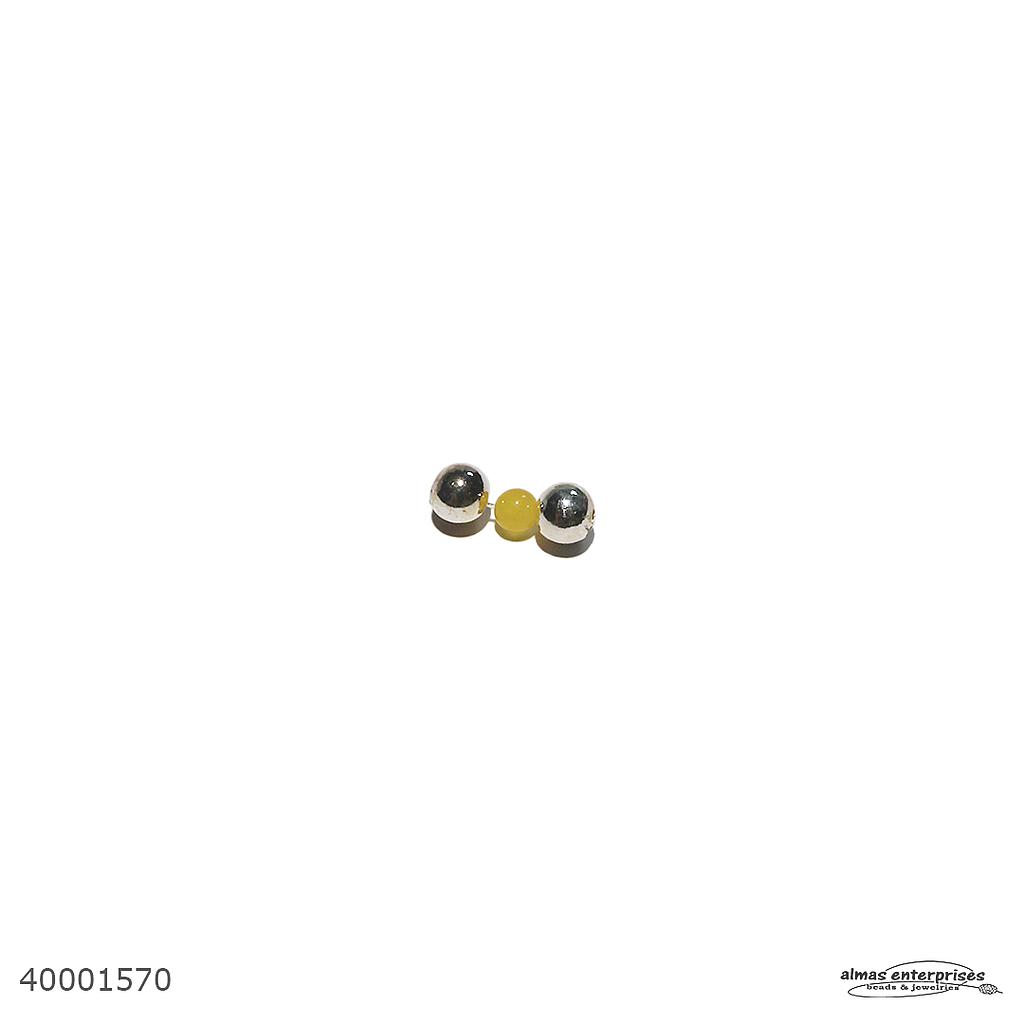 Silver Beads 925/2pc