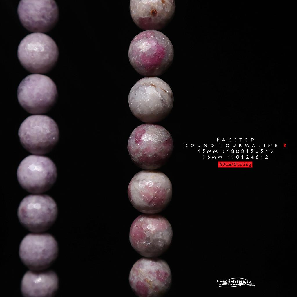 Faceted Round B Tourmaline