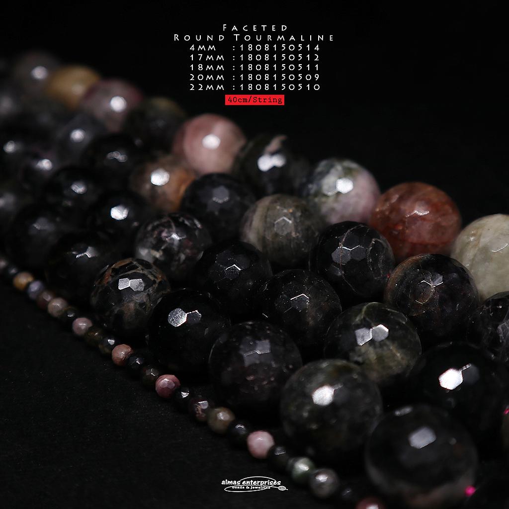 Faceted Round Tourmaline