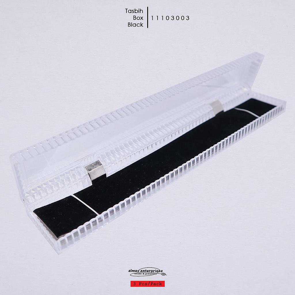Black Tasbih Box/3pcs
