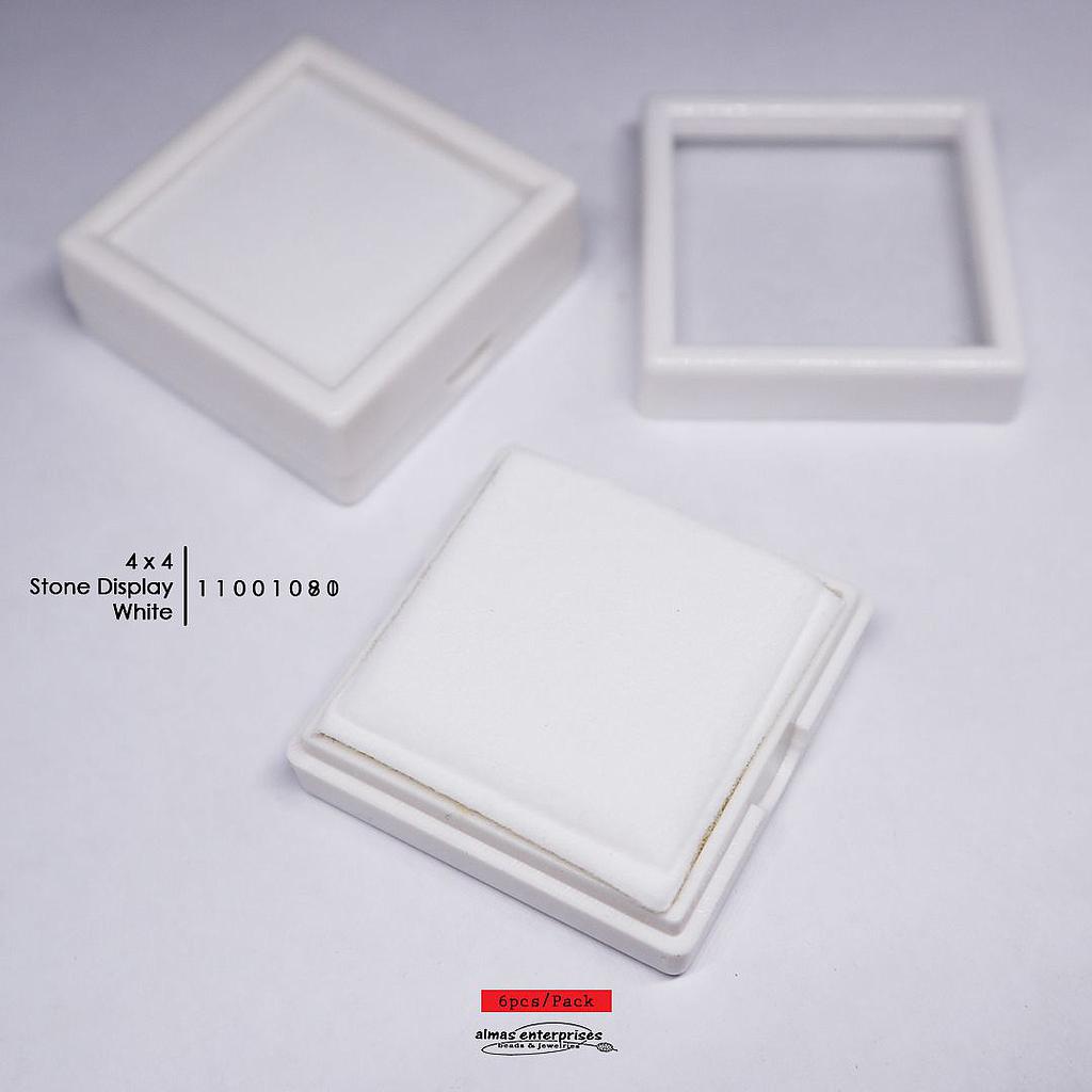 White 4x4 Stone Display/6