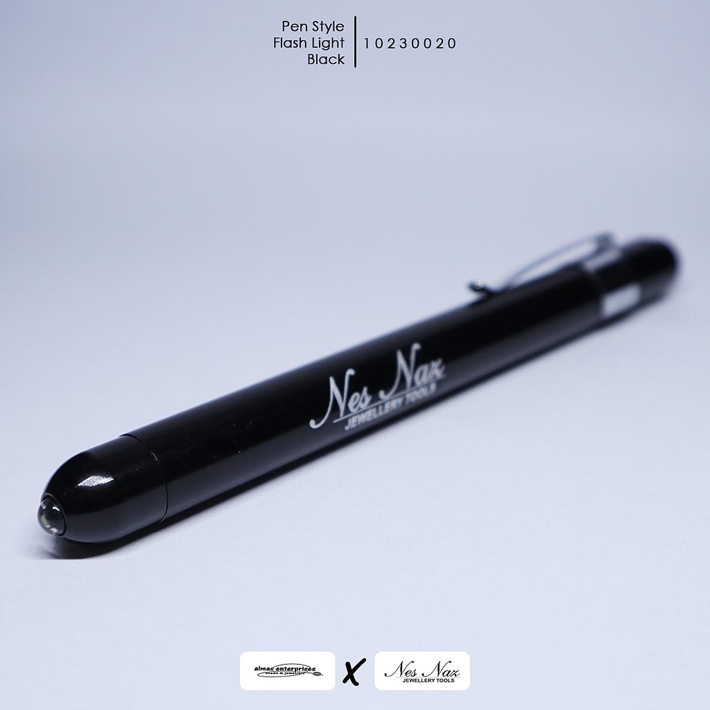 Black Pens Style Flash Light