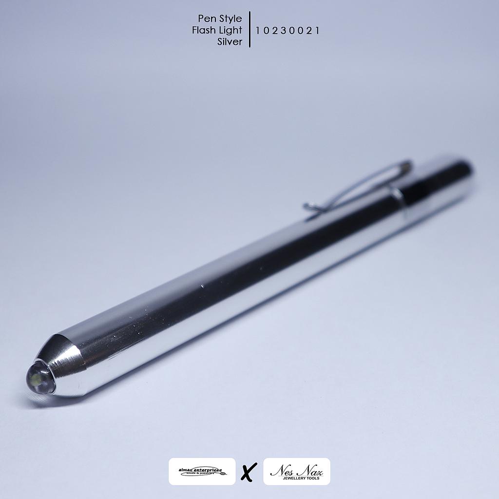 Stainless Pens Style Flash Light