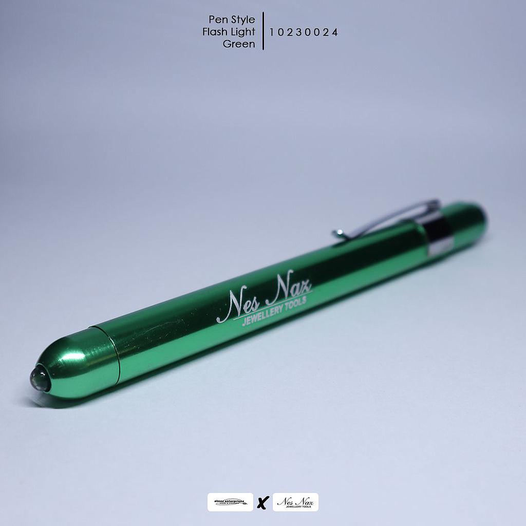 Green Pens Style Flash Light