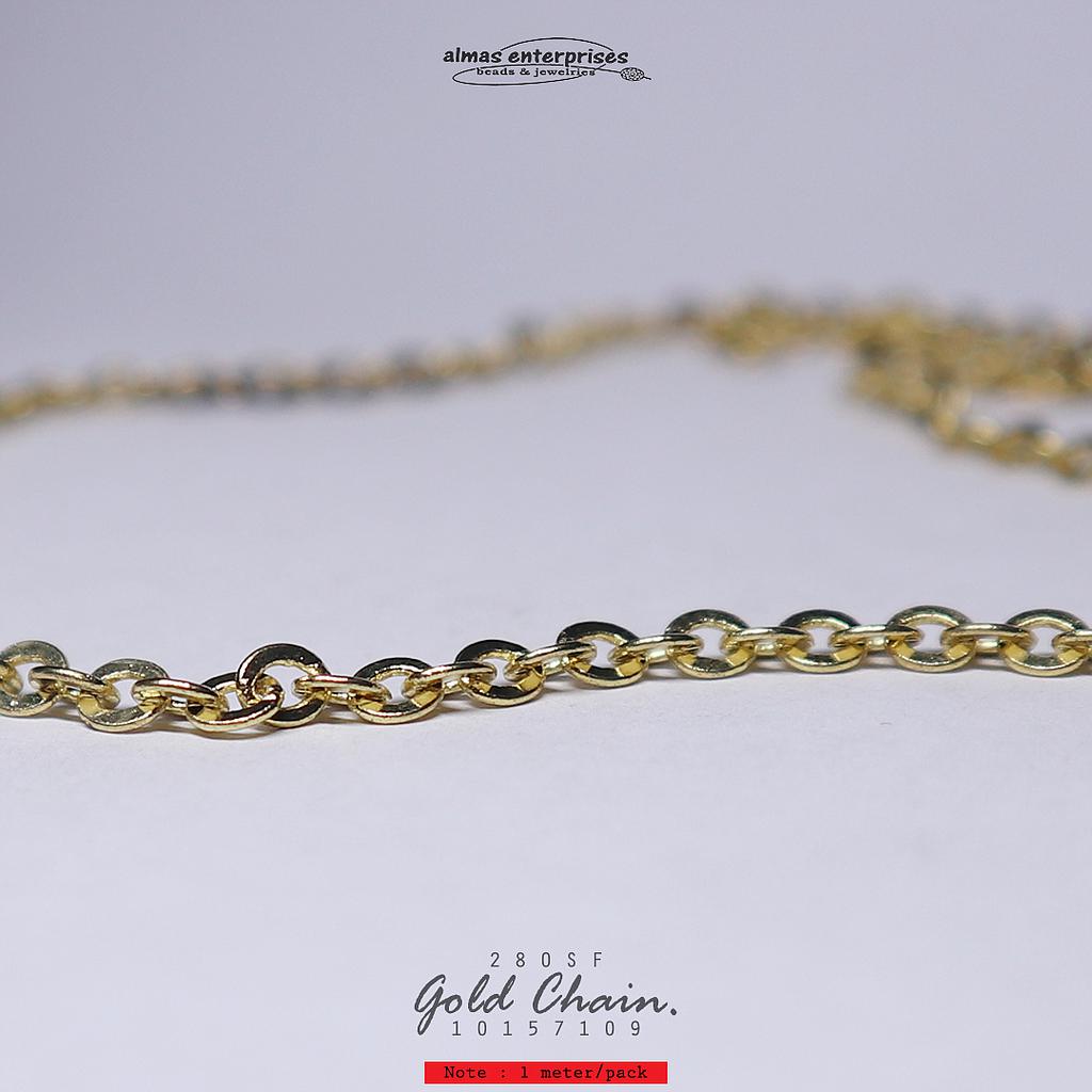 280SF Gold Chain/m