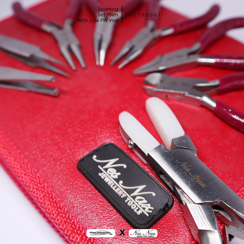 Sparkling Set Pliers With4Jaw Pin Vise