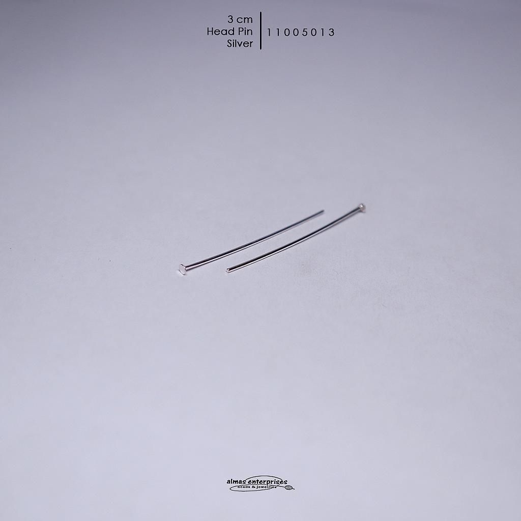 Silver 3cm head Pin/72
