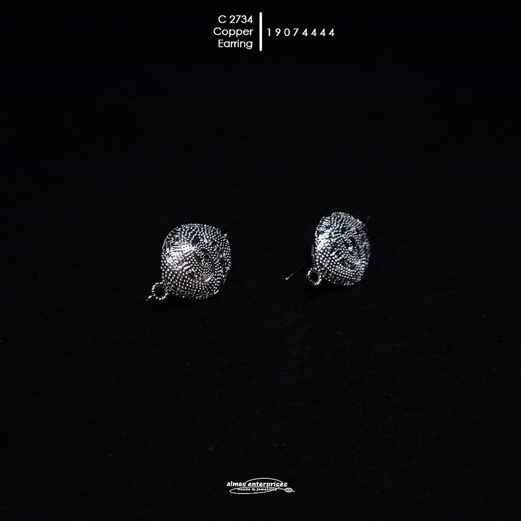 C2734 Copper Earring/pair