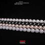 Rd 8mm Matte Col Shell Pearl
