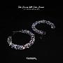 Tube Earring With CZ