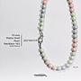 10mm Matte Shell Pearl Necklace 165