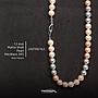 12mm Matte Shell Pearl Necklace 345