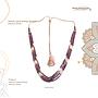 Nat.Crystal&Ruby Neck.Precious Stone 124