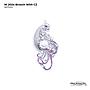  W 2024 Brooch With CZ
