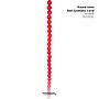 Round Red Synthetic Coral