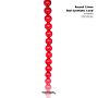 Round Red Synthetic Coral