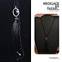 80cm Necklace With CZ Tassel