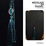 80cm Necklace With CZ Tassel